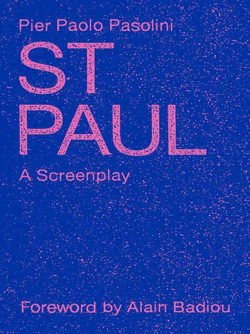 Title details for St. Paul by Pier Paolo Pasolini - Available